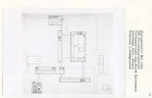 VDZ Forschungsinstitut (Diplomarbeit bei Willy Kreuer): Grundriss 1. Obergeschoss 1:200