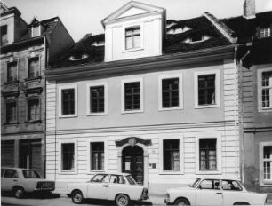 Görlitz-Altstadt, Langenstraße 36. Wohnhaus (nach 1720). Straßenansicht