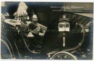 Wilhelm II. mit König George V. von England