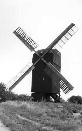 Ausleben. Mühle Dippe, Bockmühle, Baujahr 1911