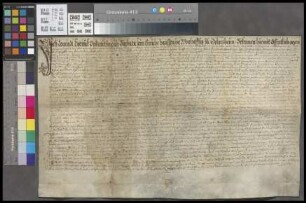 Dolgesheim: Conrad Hornick oo Barbara leihen von der Bonifacius-Pfarrkirche zu Dolgesheim 20 fl. zu ein fl. Zins unter Güterverpfändung zu Dolgesheim