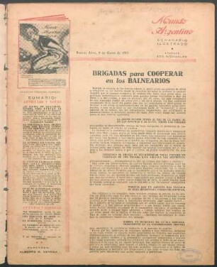 Brigadas para cooperar en los balnearios