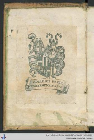Exlibris des Collegium Sapientiae.