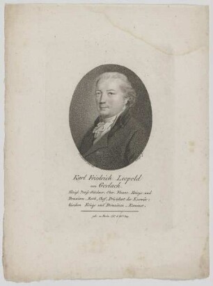 Bildnis des Karl Friedrich Leopold von Gerlach