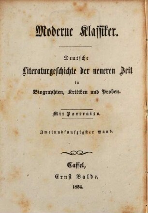 Eduard Mörike : mit Portrait