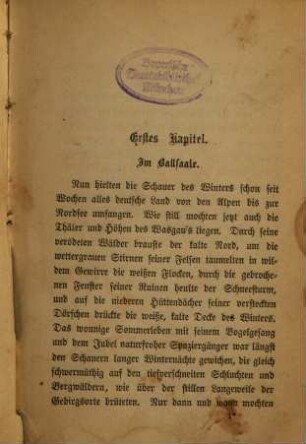 Hedwig : ein Roman aus dem Wasgau, 2