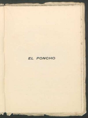 El poncho