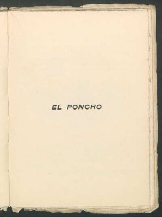 El poncho
