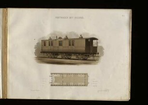 Bl. 1. Postwagen mit Bremse.