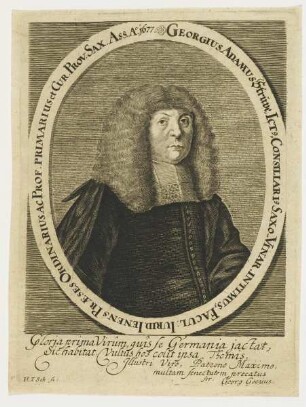 Bildnis des Georgius Adamus Struve