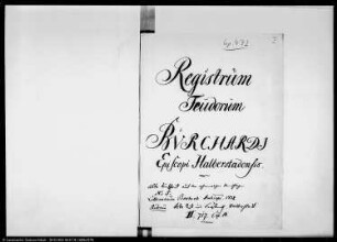Registrum feudorum Halberstadensium