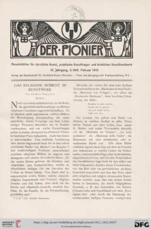 5. Heft, Februar 1912