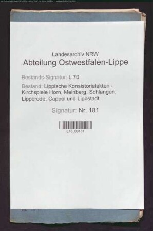 Anlegung eines Spritzenhauses auf dem Kirchhof