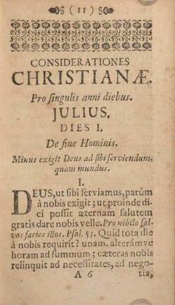 Considerationes Christianæ.