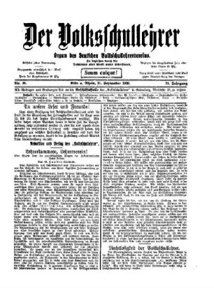 Rechtslosigkeit der Volksschullehrer