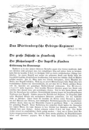 Das Württembergische Gebirgs-Regiment