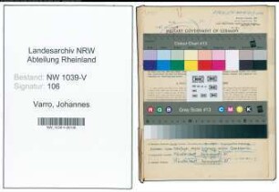 Entnazifizierung Johannes Varro , geb. 10.10.1891 (Konrektor)