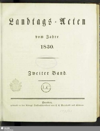 1830/31,2: Landtags-Acten : vom Jahre ...