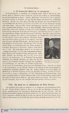 VIII. Die Kunst des 16. Jahrhunderts im Osten Europas