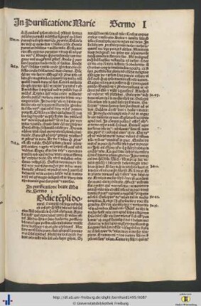 Sermones In purificatione beate Marie