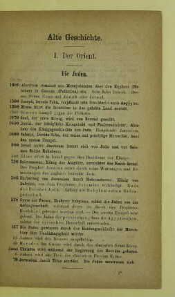 Alte Geschichte