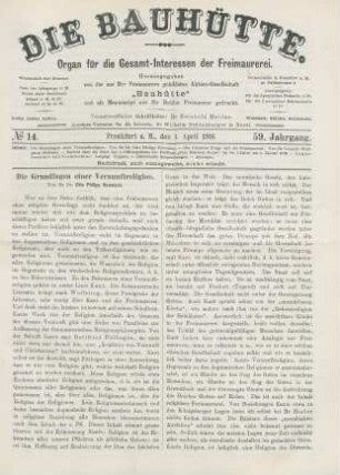 No. 14. Frankfurt a. M., den 1. April 1916. 59. Jahrgang.