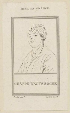 Bildnis des Jean Chappe d'Auteroche