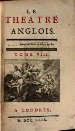 Le Théâtre Anglois, 8