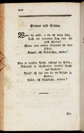 Selmar und Selma