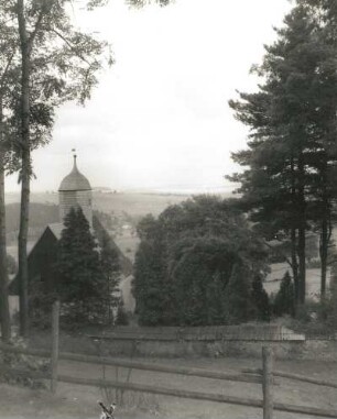 Frauenstein. Friedhofskapelle und Friedhof