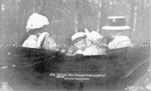 Wilhelm, Louis Ferdinand und Hubertus von Preußen