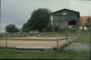 Fotografie: Pferdehaltung, Reitplatz