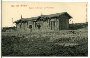 Brocken. Bahnhof der Harzquer-und Brockenbahn