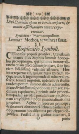 Divi Stanislai openn in variis corporis, & animi afflictionibus omnes experiuntur