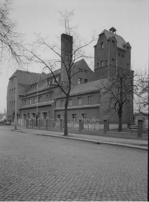 Dresden-Striesen. Feuerwache, Schlüterstr. 1907: H.Erlwein. Ansicht von NO