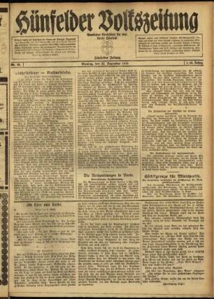 Ausgabe vom Montag, den 22. Dezember 1919.