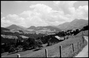 Alberschwende: Blick auf das Tal der Bregenzer Ache bei Alberschwende