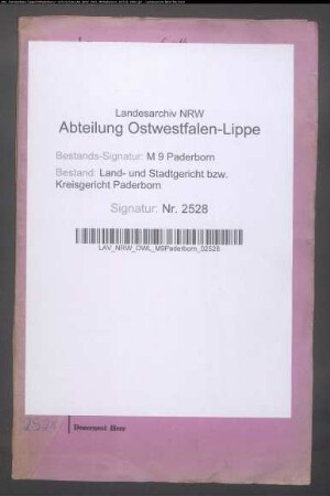 Erblasser: Peters, Angela Gertrud: