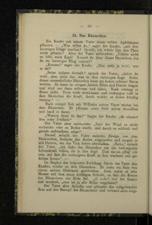 24. Das Bäumchen.