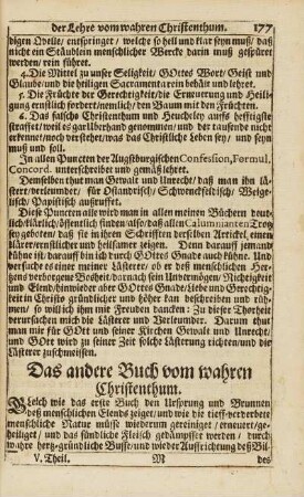 Das andere Buch vom wahren Christenthum