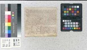 Notariatsinstrument, durch welches Bertold Gosentorp letztwillig verfügt.