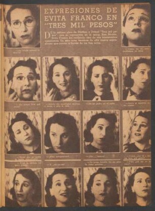 Expresiones de Evita Franco en "Tres mil pesos" - [Fotografías]