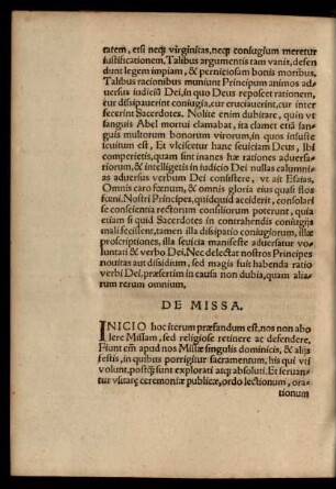 De Missa.