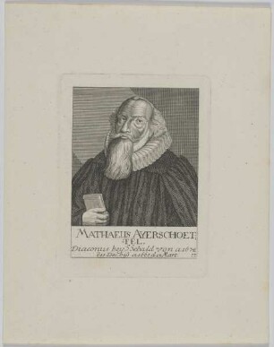 Bildnis des Mathaeus Ayerschoettel