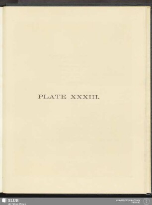 Plate XXXIII