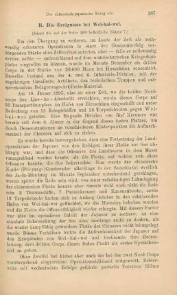 H. Die Ereignisse bei Wei-hai-wei