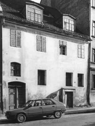 Görlitz-Altstadt, Langenstraße 17. Wohnhaus (nach 1717). Straßenansicht