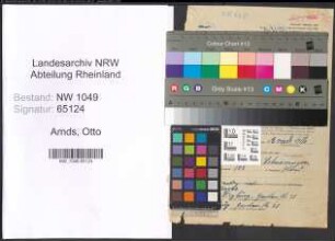 Entnazifizierung Otto Arnds , geb. 13.01.1890 (Plasterer)