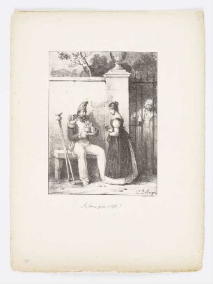 La Bonne petit Fille!, Blatt 13 der Folge "Album pour 1825"