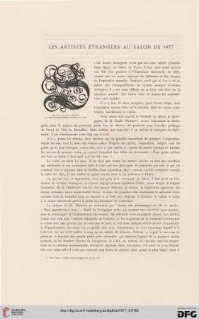 3: Les artistes étrangers au Salon de 1877